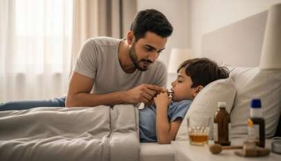 أسباب وعلاج السعال عند الأطفال