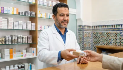 صيدلاني مغربي يشرح دواعي استعمال لوسيتال لمريض داخل صيدلية